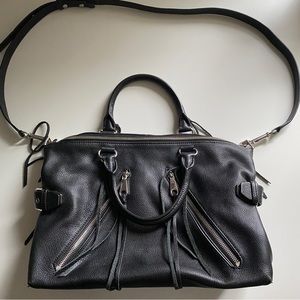 Rebecca Minkoff black leather handbag